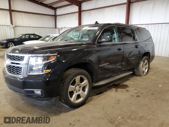2016 Chevrolet Suburban LT with VIN 1GNSKHKC3GR117500, listed as a Copart auction lot 71548544 with 145,028 mi miles and Salvage Title. Bid and sale history available at DreamBid. Image 1.