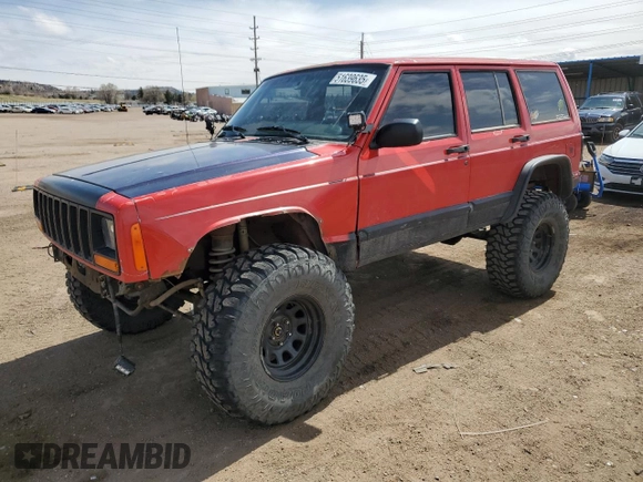 1999 Jeep Cherokee Sport with VIN 1J4FF68S6XL574980, listed as a Copart auction lot 51639635 with 257,854 mi miles and Salvage Title. Bid and sale history available at carsss.com. Image 1.