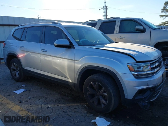 2018 Volkswagen Atlas SE with VIN 1V2CP2CA6JC595850, listed as a IAAI auction lot 41344485 with 86,469 mi miles and . Bid and sale history available at DreamBid. Image 1.
