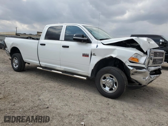 2012 Ram 2500 ST with VIN 3C6UD5HL7CG226173, listed as a Copart auction lot 44762735 with 133,183 mi miles and Salvage Title. Bid and sale history available at carsss.com. Image 4.