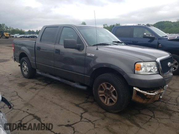 2007 Ford F-150 XLT with VIN 1FTRW14W27FB16883, listed as a Copart auction lot 57176755 with 166,941 mi miles and Clean title. Bid and sale history available at DreamBid. Image 4.