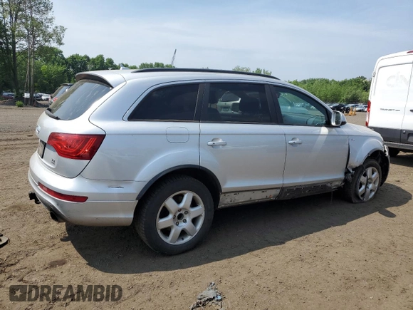 2013 Audi Q7 Prestige with VIN WA1WMAFE0DD006963, listed as a Copart auction lot 59361945 with 169,878 mi miles and Salvage title. Bid and sale history available at DreamBid. Image 3.