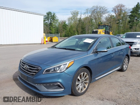 2017 Hyundai Sonata Sport with VIN 5NPE34AF9HH504276, listed as a IAAI auction lot 42222535 with 127,362 mi miles and . Bid and sale history available at DreamBid. Image 2.