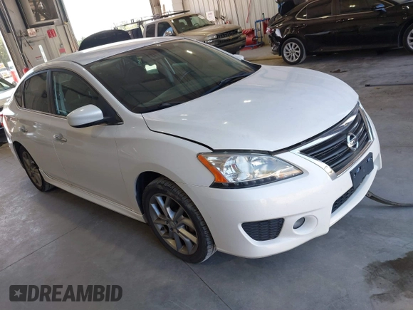 2013 Nissan Sentra S with VIN 3N1AB7AP9DL704552, listed as a IAAI auction lot 40259803 with 158,829 mi miles and . Bid and sale history available at DreamBid. Image 1.