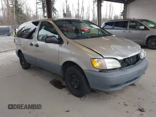 2001 Toyota Sienna CE with VIN 4T3ZF19C31U393059, listed as a IAAI auction lot 41809583 with 237,250 mi miles. Bid and sale history available at carsss.com. Image 1.
