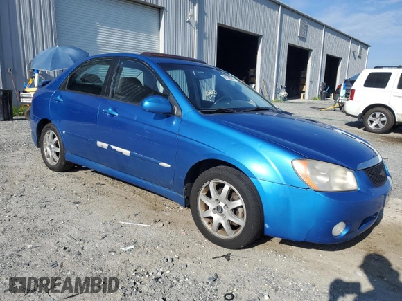 2005 Kia Spectra LX z VIN KNAFE121655113045, wystawiony jako Copart lot #61199595 z przebiegiem 156 310 mil mil oraz Szkoda całkowita • Salvage title. Historia ofert i sprzedaży dostępna na DreamBid. Obrazek 4.