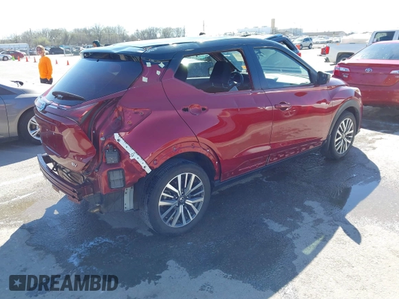 2021 Nissan Kicks SV with VIN 3N1CP5CV1ML535573, listed as a IAAI auction lot 41829377 with 48,430 mi miles. Bid and sale history available at carsss.com. Image 4.