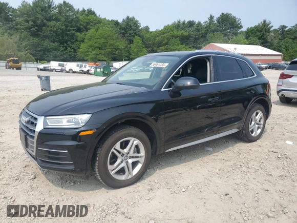 2019 Audi Q5 Premium with VIN WA1ANAFY2K2128783, listed as a Copart auction lot 59461185 with 49,020 mi miles and Salvage title. Bid and sale history available at DreamBid. Image 1.
