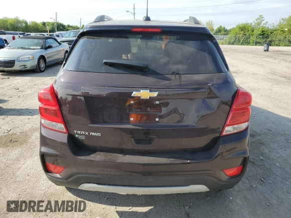 2022 Chevrolet Trax LT with VIN KL7CJPSM0NB527838, listed as a Copart auction lot 56217825 with 65,951 mi miles and Salvage title. Bid and sale history available at DreamBid. Image 6.