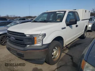 2018 Ford F-150 XL with VIN 1FTEX1C52JKE03837, listed as a Copart auction lot 48077005 with 103,619 mi miles and Clean Title. Bid and sale history available at carsss.com. Image 1.