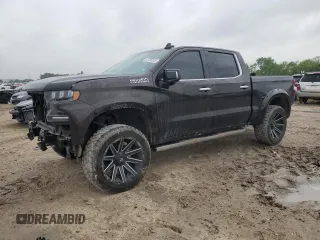 2019 Chevrolet Silverado 1500 with VIN 1GCPWFED4KZ342044, listed as a Copart auction lot 53736255 with 81,782 mi miles and Salvage Title. Bid and sale history available at DreamBid. Image 1.