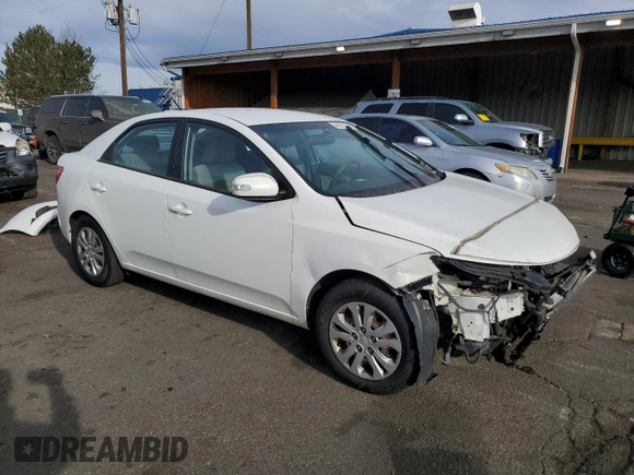 2010 Kia Forte EX with VIN KNAFU4A25A5067989, listed as a Copart auction lot 49691175 with 126,324 mi miles and Salvage Title. Bid and sale history available at carsss.com. Image 4.