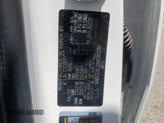 2022 Kia Niro S with VIN KNDCC3LG0N5161280, listed as a Copart auction lot 53946994 with 16,012 mi miles and Salvage Title. Bid and sale history available at DreamBid. Image 13.