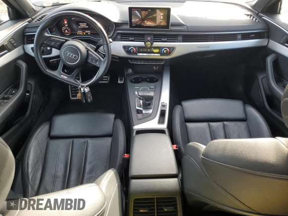 2017 Audi A4 Prestige with VIN WAUFNAF45HN035544, listed as a Copart auction lot 46714815 with 52,159 mi miles and Salvage Title. Bid and sale history available at carsss.com. Image 8.