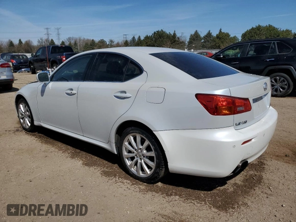 2006 Lexus IS 250 z VIN JTHCK262665007122, wystawiony jako Copart lot #53168355 z przebiegiem 177 680 mil mil oraz Szkoda całkowita • Salvage title. Historia ofert i sprzedaży dostępna na DreamBid. Obrazek 2.