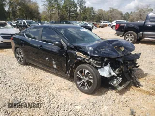 2020 Nissan Sentra SV with VIN 3N1AB8CV6LY276152, listed as a Copart auction lot 48874725 with 65,481 mi miles and Salvage Title. Bid and sale history available at carsss.com. Image 4.