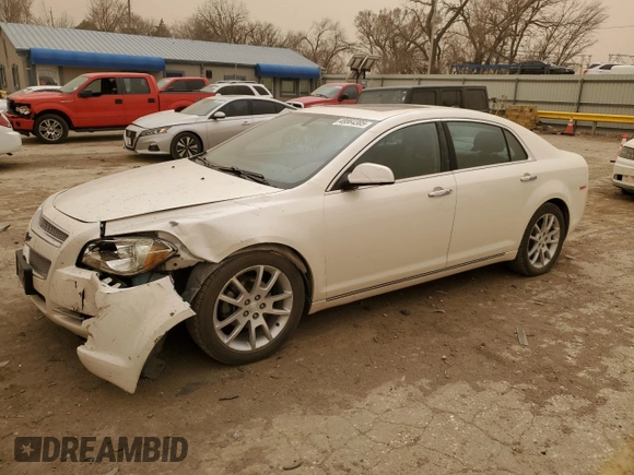 2012 Chevrolet Malibu LTZ with VIN 1G1ZG5E74CF315920, listed as a Copart auction lot 48864385 with 163,221 mi miles and Salvage Title. Bid and sale history available at DreamBid. Image 1.