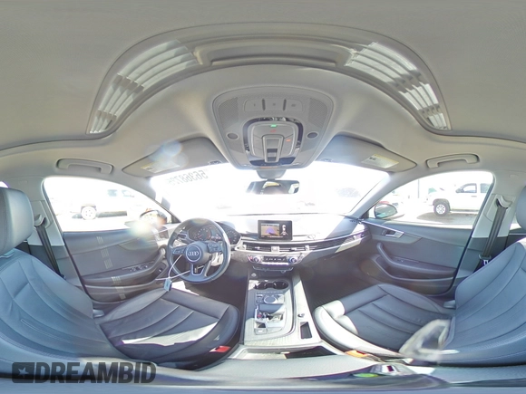 2019 Audi A4 Premium with VIN WAUGMAF44KN005370, listed as a Copart auction lot 56368725 with 87,007 mi miles and Salvage title. Bid and sale history available at DreamBid. Image 14.