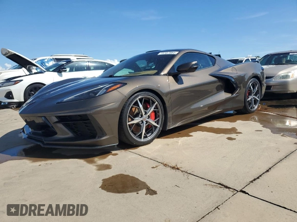 2020 Chevrolet Corvette 3LT with VIN 1G1Y82D42L5104218, listed as a Copart auction lot 73707984 with 0 mi miles and Salvage Title. Bid and sale history available at carsss.com. Image 1.