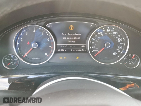 2017 Volkswagen Touareg Sport with VIN WVGEF7BP0HD006792, listed as a Copart auction lot 47895813 with 52,432 mi miles and . Bid and sale history available at DreamBid. Image 9.