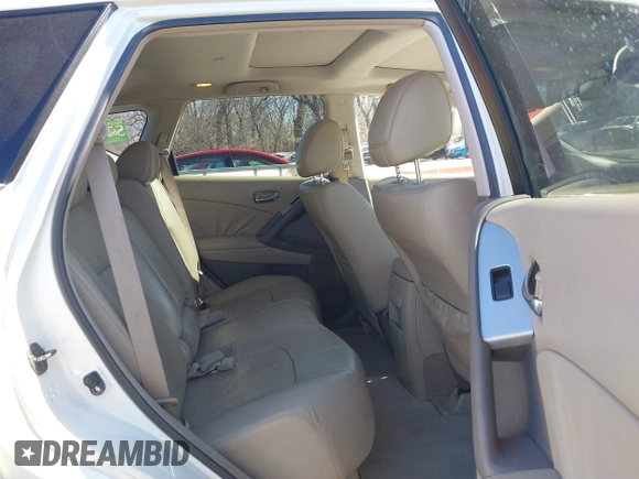 2009 Nissan Murano S with VIN JN8AZ18W59W143212, listed as a IAAI auction lot 41685041 with 163,207 mi miles and . Bid and sale history available at DreamBid. Image 8.