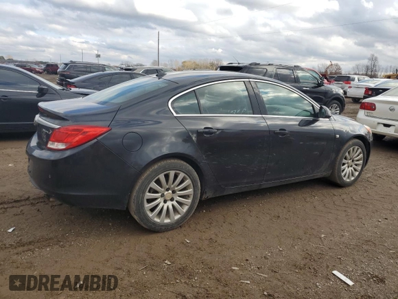 2011 Buick Regal CXL Turbo TO1 with VIN W04GV5EVXB1092131, listed as a Copart auction lot 79156794 with 156,505 mi miles and Clean Title. Bid and sale history available at carsss.com. Image 3.