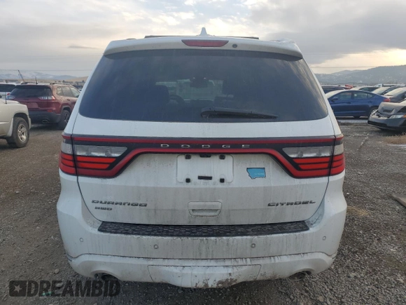 2016 Dodge Durango Citadel z VIN 1C4RDJEG2GC449485, wystawiony jako Copart lot #82409914 z przebiegiem 85 249 mil mil oraz Szkoda całkowita • Salvage title. Historia ofert i sprzedaży dostępna na DreamBid. Obrazek 6.
