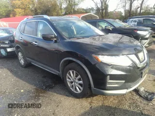 2017 Nissan Rogue SV with VIN KNMAT2MV7HP606962, listed as a IAAI auction lot 40924941 with 129,183 mi miles. Bid and sale history available at carsss.com. Image 1.