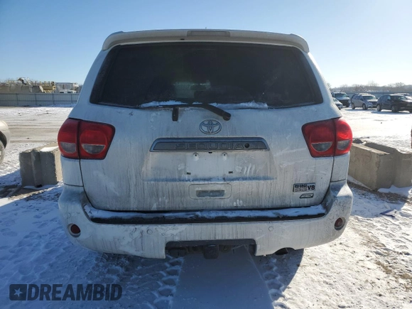 2016 Toyota Sequoia Platinum with VIN 5TDDW5G17GS147483, listed as a Copart auction lot 46174615 with 201,284 mi miles and Salvage Title. Bid and sale history available at carsss.com. Image 6.