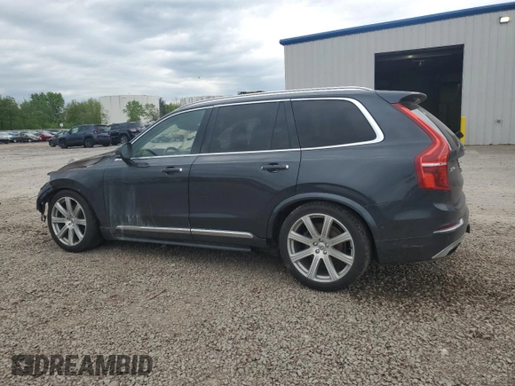 2017 Volvo XC90 Inscription with VIN YV4A22PL2H1164427, listed as a Copart auction lot 57454825 with Not provided miles and Salvage title. Bid and sale history available at DreamBid. Image 2.