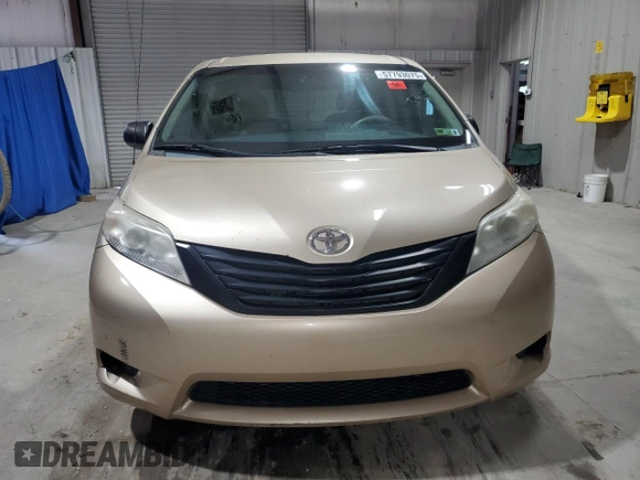 2011 Toyota Sienna with VIN 5TDZK3DC6BS043328, listed as a Copart auction lot 57793075 with 252,087 mi miles and Clean title. Bid and sale history available at DreamBid. Image 5.