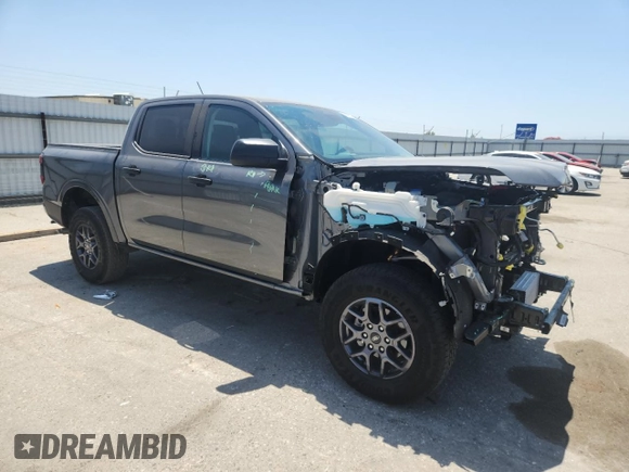 2024 Ford Ranger XLT with VIN 1FTER4GH4RLE35484, listed as a Copart auction lot 58596835 with 8,613 mi miles and Salvage title. Bid and sale history available at DreamBid. Image 4.