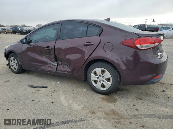 2017 Kia Forte LX with VIN 3KPFK4A72HE042924, listed as a Copart auction lot 49030225 with 64,299 mi miles and Salvage Title. Bid and sale history available at carsss.com. Image 2.