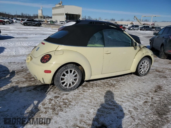 2005 Volkswagen Beetle GLS с VIN 3VWCM31Y15M363190, выставлен на аукционе Copart как лот 46167995 с пробегом Не указан миль и Списание • Salvage title. История ставок и продаж доступна на DreamBid. Изображение 3.