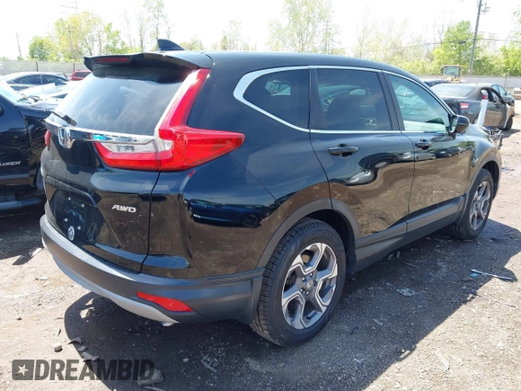 2018 Honda CR-V EX-L with VIN 7FARW2H89JE087996, listed as a IAAI auction lot 42132483 with 20,163 mi miles. Bid and sale history available at carsss.com. Image 4.