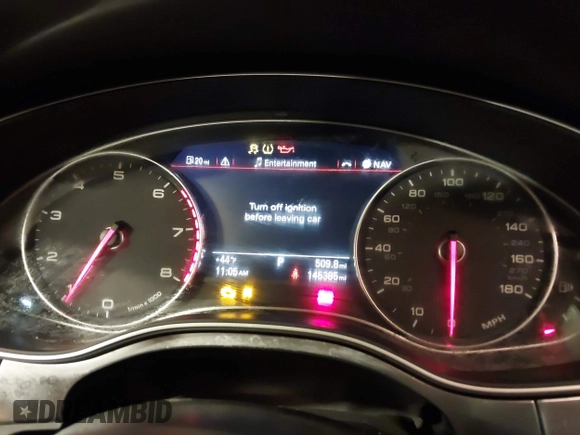 2015 Audi A6 2.0T Premium Plus with VIN WAUGFAFC7FN012983, listed as a IAAI auction lot 41086404 with 145,358 mi miles. Bid and sale history available at carsss.com. Image 7.