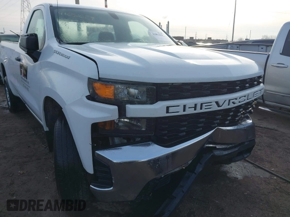 2020 Chevrolet Silverado 1500 Work Truck with VIN 3GCNWAEF6LG262192, listed as a IAAI auction lot 41051629 with 46,663 mi miles. Bid and sale history available at carsss.com. Image 6.