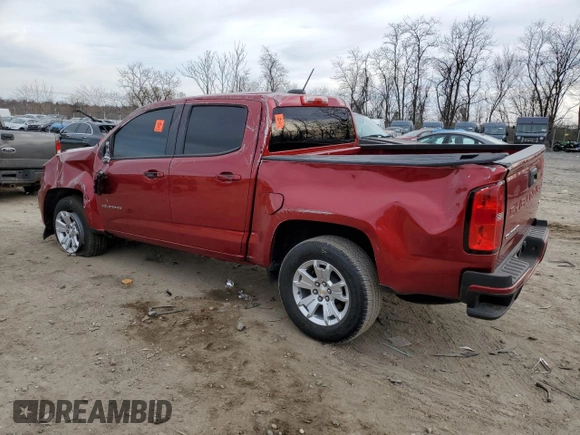 2021 Chevrolet Colorado 2WD LT с VIN 1GCGSCEN4M1210292, выставлен на аукционе Copart как лот 49714505 с пробегом 96 725 миль миль и Списание • Salvage title. История ставок и продаж доступна на DreamBid. Изображение 2.