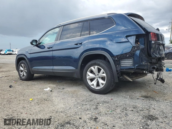 2019 Volkswagen Atlas SE with VIN 1V2DR2CA2KC582271, listed as a Copart auction lot 61592975 with 79,140 mi miles and Salvage title. Bid and sale history available at DreamBid. Image 2.