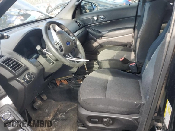 2013 Ford Utility Police Interceptor with VIN 1FM5K8ARXDGC40872, listed as a Copart auction lot 47389765 with 156,083 mi miles and Salvage Title. Bid and sale history available at carsss.com. Image 7.