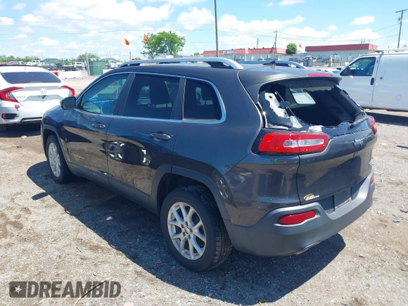 2014 Jeep Cherokee Latitude with VIN 1C4PJLCS0EW297415, listed as a IAAI auction lot 42198645 with 160,268 mi miles. Bid and sale history available at carsss.com. Image 3.