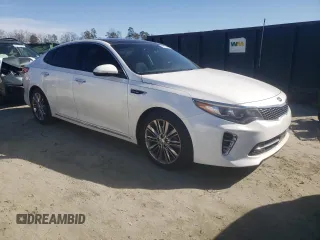 2017 Kia Optima SX Limited with VIN 5XXGV4L20HG147594, listed as a Copart auction lot 43977095 with 154,209 mi miles and Salvage Title. Bid and sale history available at carsss.com. Image 4.