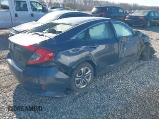 2018 Honda Civic Sedan LX with VIN 19XFC2F58JE016553, listed as a IAAI auction lot 41889434 with 92,045 mi miles. Bid and sale history available at carsss.com. Image 4.