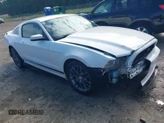 2013 Ford Mustang V6 with VIN 1ZVBP8AMXD5281234, listed as a IAAI auction lot 42260113 with 124,188 mi miles and . Bid and sale history available at DreamBid. Image 1.