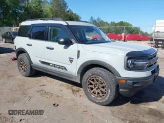 2022 Ford Bronco Sport Big Bend z VIN 3FMCR9B69NRD33731, wystawiony jako IAAI lot #41989308 z przebiegiem 35 577 mil mil oraz . Historia ofert i sprzedaży dostępna na DreamBid. Obrazek 1.