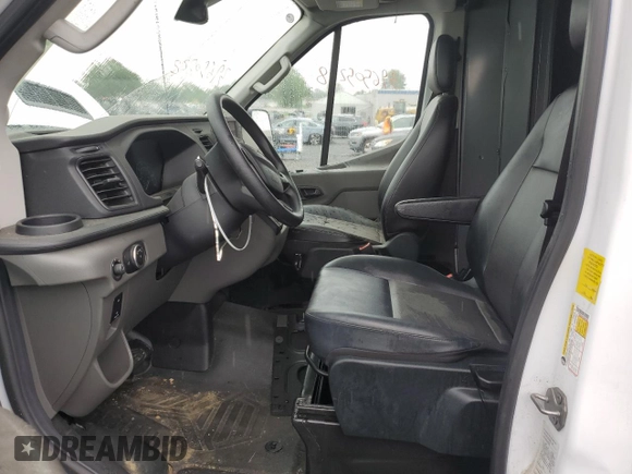 2023 Ford Transit Cargo with VIN 1FTBR2X81PKA94796, listed as a Copart auction lot 59571775 with 17,769 mi miles and Salvage title. Bid and sale history available at DreamBid. Image 7.