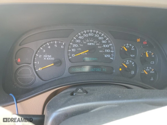 2004 Chevrolet Tahoe LT with VIN 1GNEK13TX4J254835, listed as a Copart auction lot 49823605 with 167,302 mi miles and Salvage Title. Bid and sale history available at carsss.com. Image 9.