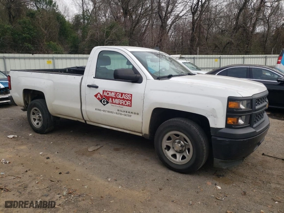 2015 Chevrolet Silverado 1500 Work Truck with VIN 1GCNCPEC7FZ355681, listed as a Copart auction lot 47659225 with 160,050 mi miles and Clean Title. Bid and sale history available at carsss.com. Image 4.