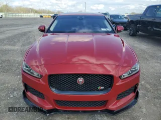 2018 Jaguar XE with VIN SAJAM4FVXJCP41115, listed as a Copart auction lot 55091015 with 46,458 mi miles and Salvage Title. Bid and sale history available at DreamBid. Image 5.