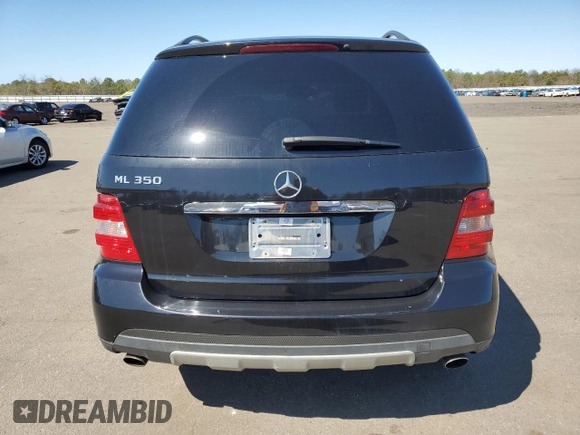 2006 Mercedes-Benz M 350 with VIN 4JGBB86E56A076073, listed as a Copart auction lot 52867775 with 139,017 mi miles and Salvage Title. Bid and sale history available at DreamBid. Image 6.